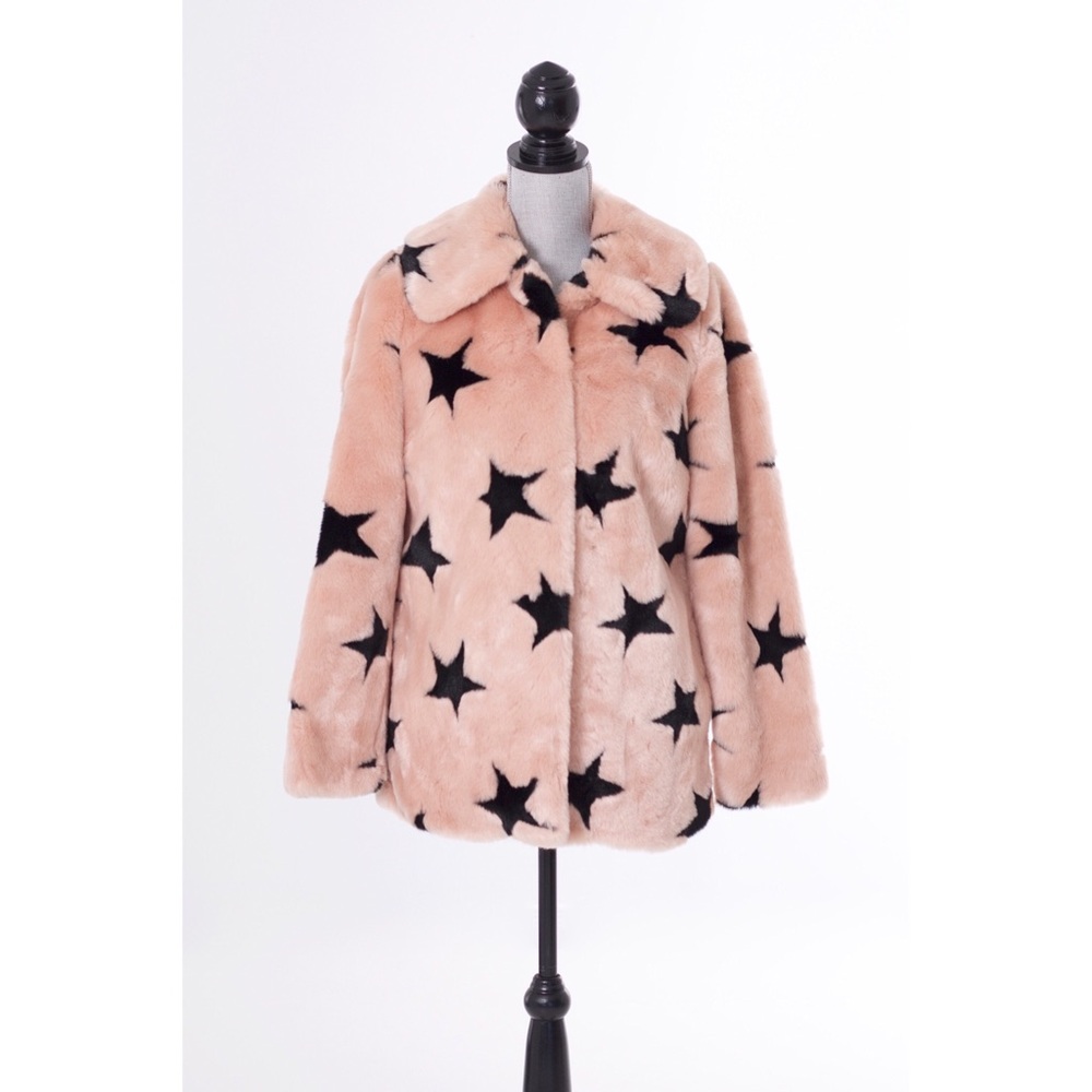 Manteau en fausse fourrure AVEC LES FILLES